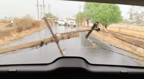 વાલાસણ- પીપળીયારાજ રોડ પૂર્વવત ચાલુ થયો