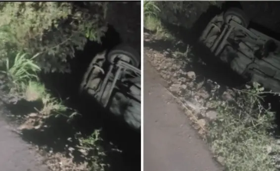 ટોળ પાસે મામલતદારની કાર કેનાલમાં ખાબકી