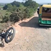 અકસ્માત સર્જનાર ડંપરીયાને ગ્રામજનોએ પકડયું