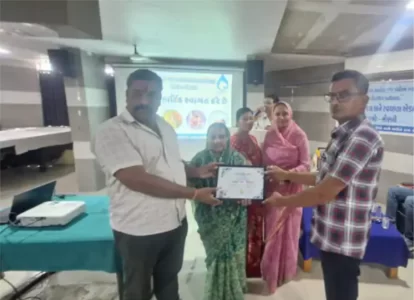 વેરા વસૂલાતમાં ભાટિયા પંચાયતને પુરસ્કાર