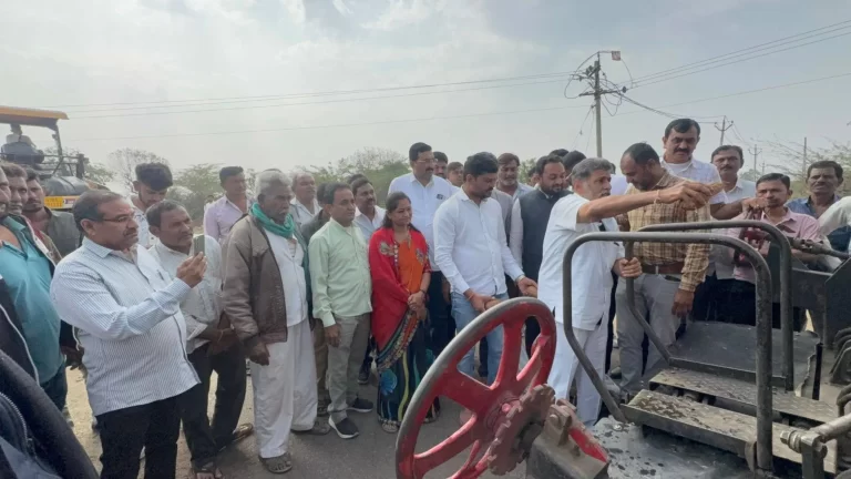 ખેરડી- માલિયાસણ રોડના રિફ્રિસિંગનું ખાતમુહુર્ત