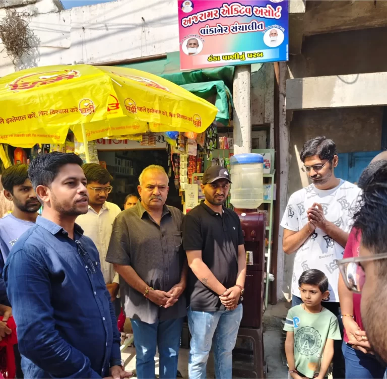 AAA GROUP દ્વારા 5 ઠંડા પાણીનાં પરબ ખુલ્લા મુકાયા