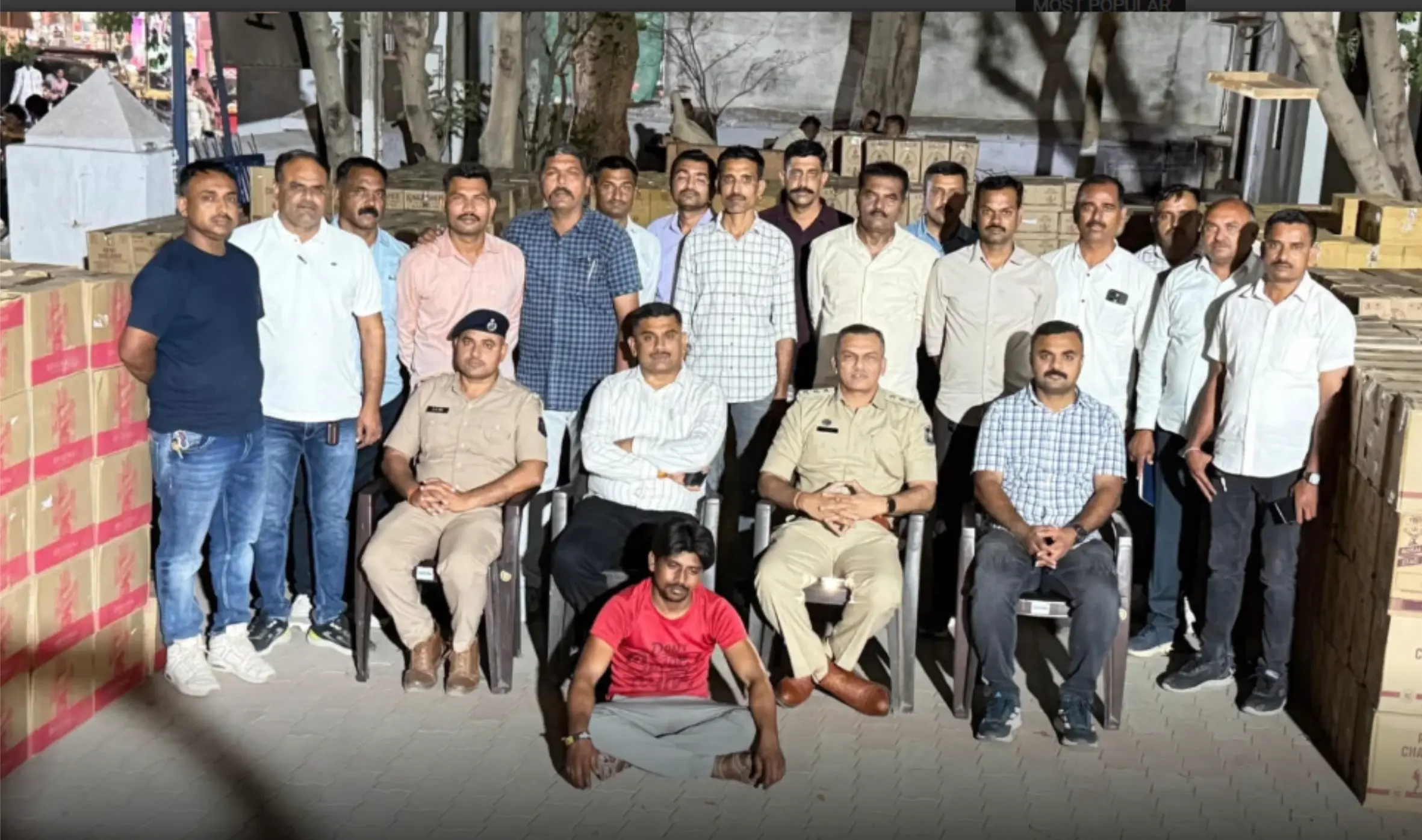 1.93 કરોડના બિયર ભરેલ ટ્રક સાથે એકની ધરપકડ