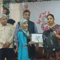 ફિઝા બાદીનું જિલ્લા વહીવટી તંત્ર દ્વારા વિશેષ સન્માન