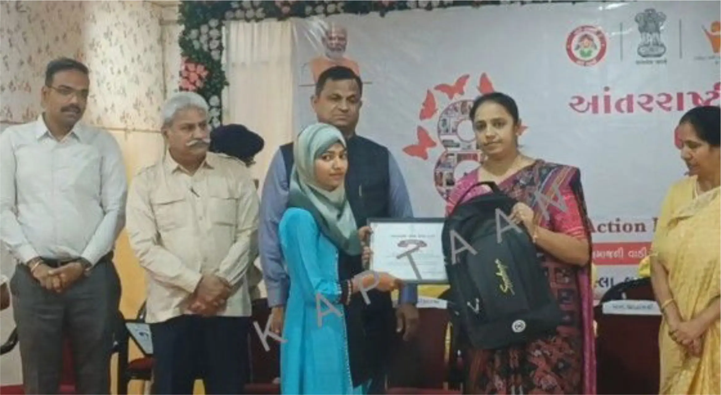 ફિઝા બાદીનું જિલ્લા વહીવટી તંત્ર દ્વારા વિશેષ સન્માન