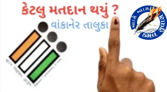 વાંકાનેર તા.પંચા. 3 વાગ્યા સુધીનું મતદાન