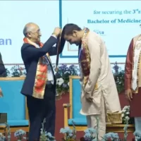 રાજકોટ એઇમ્સના પ્રથમ દીક્ષાંત સમારોહમાં MBBS ની પદવી