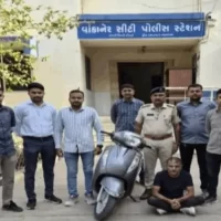 ચોરી કરેલ સ્કૂટર સાથે રાજકોટનો શખ્સ પકડાયો