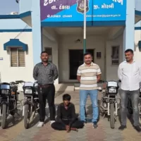પંચાસીયાના આરોપી પાસેથી ચોરીના 5 બાઈક કબ્જે