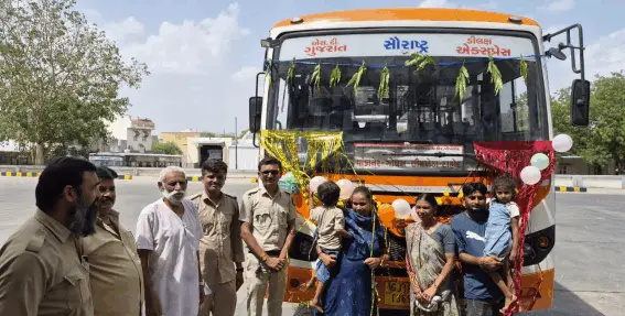 વાંકાનેર- દાહોદ રૂટમાં નવી બસ ફાળવવામાં આવી