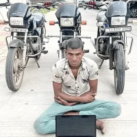 ત્રણ બાઇક ચોરીનો આરોપી પકડાયો