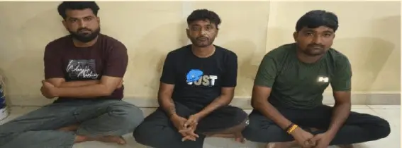 ૨.૧૮ કરોડના દારૂના કેસમાં ફરાર ત્રણ પકડાયા